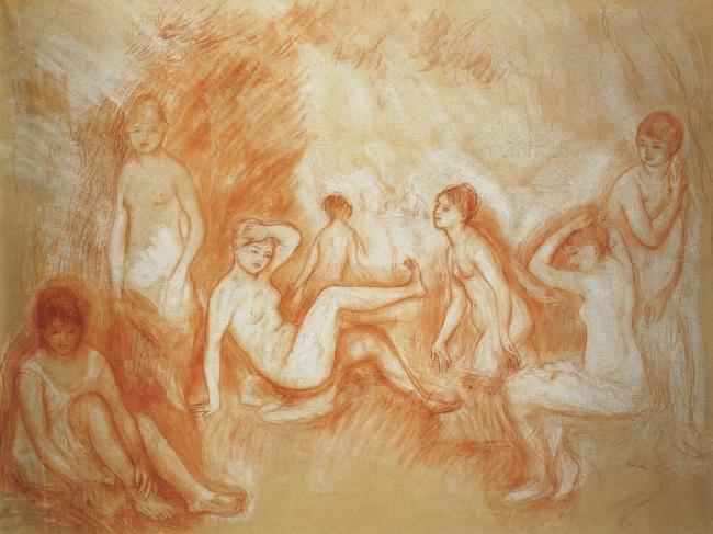 Pierre Renoir The Bath oil painting image